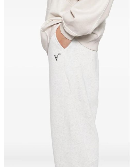 FIVE CM Joggingbroek Met Wijde Pijpen in het White voor heren