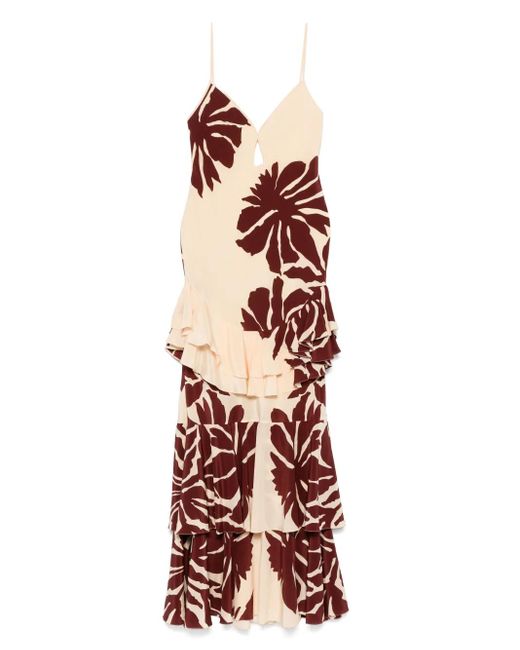 Robe Reinterpretation À Coupe Longue Johanna Ortiz en coloris White