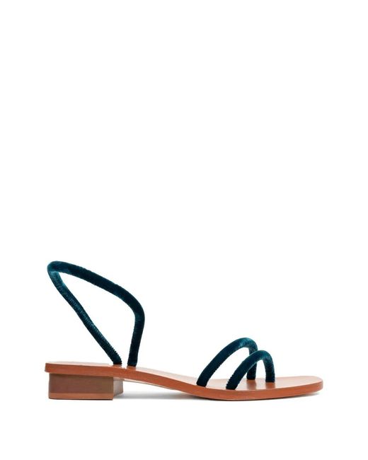 Lanapo White Monterroso Tubular-Strap Sandals