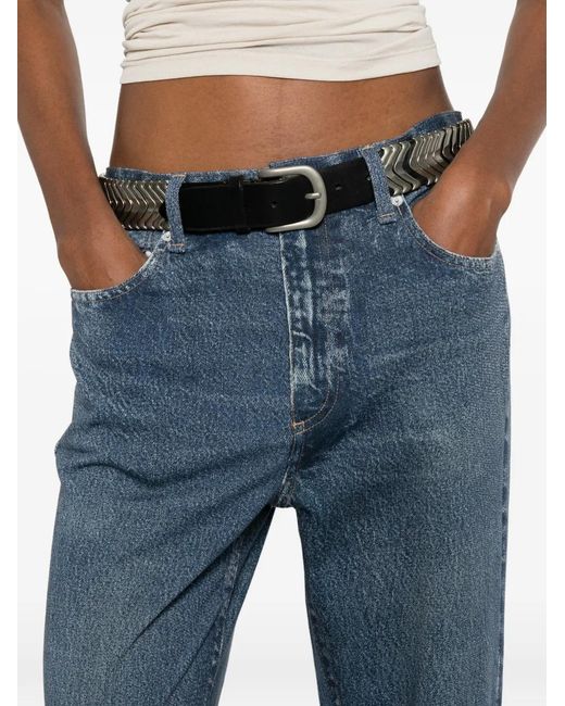 Rag & Bone Blue Button-Up Trousers