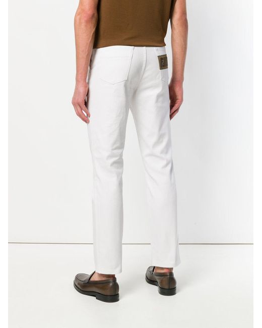 fendi white jeans