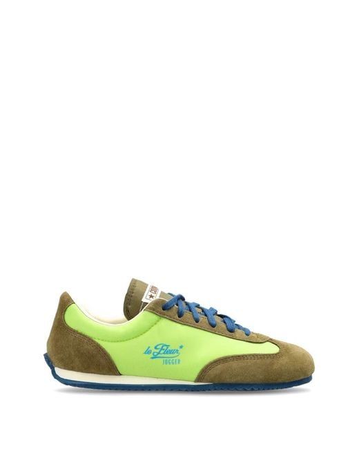 Converse Green Le Fleur Sneakers