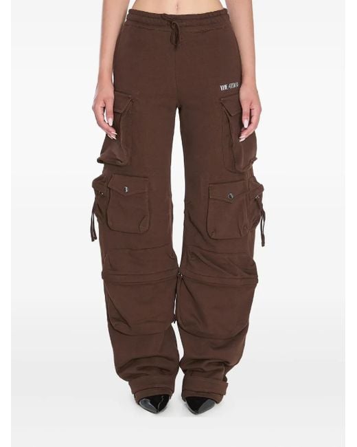 The Attico Fern カーゴパンツ Brown