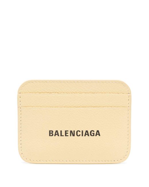 Balenciaga Natural Cash Leather Cardholder
