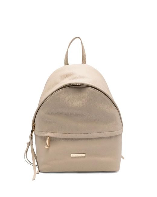 Cromia Natural Grained-Leather Backpack