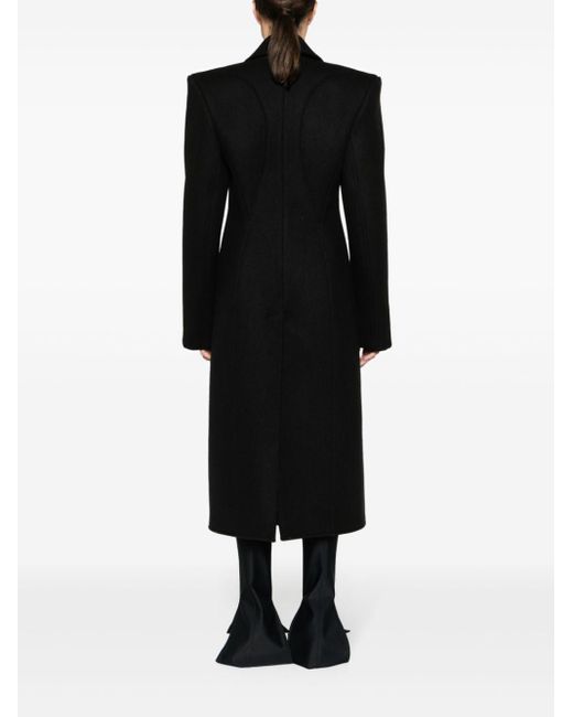 Cappotto monopetto di Mugler in Black