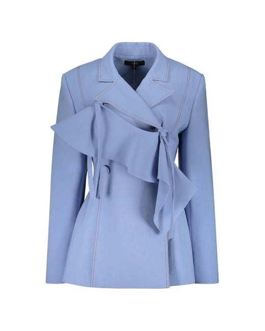 Ellery Blue Regular-Fit Double-Breasted Blazer