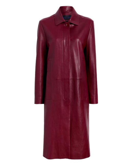 Proenza Schouler Red Leather Coat