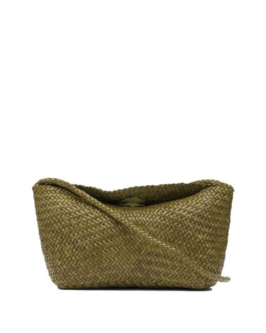 Borsa Tote Corsina di Dragon Diffusion in Green