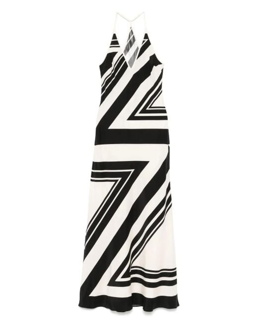 Sir White Silk Dress