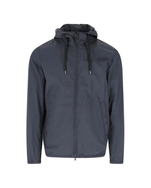 Chaqueta Con Capucha Herno de hombre de color Blue