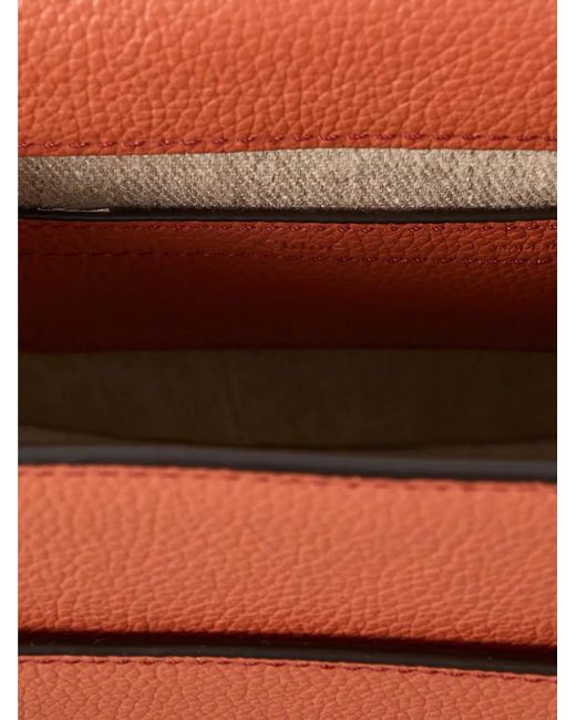 Chloé Marcie レザーショルダーバッグ Brown