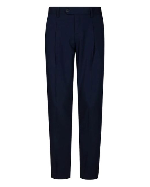 Pantalones rectos con pinzas MARSĒM de hombre de color Blue