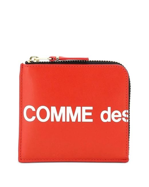 Comme des Garçons Red Logo-Detail Wallet for men
