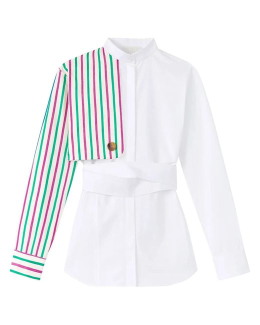 Camicia Hans A Righe di D'Estree in White