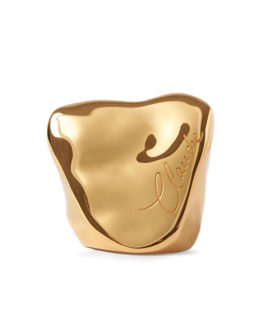 Claudie Pierlot Natural Heart Abstract-Form Ring