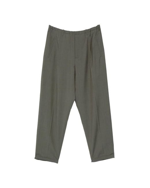 Magliano Gray Drawstring-Fastening Trousers