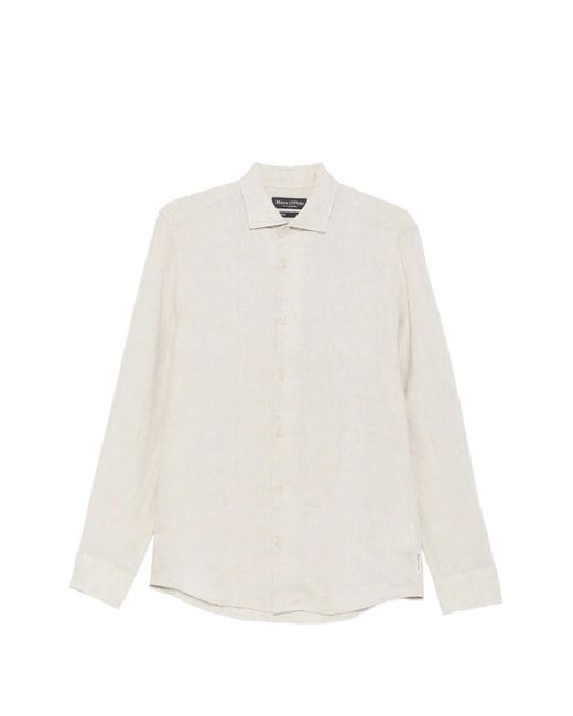 Marc O' Polo Button-Down Overhemd in het White voor heren