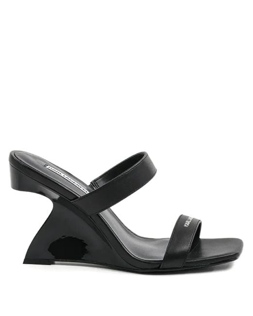 Karl Lagerfeld 90mm Logo-print Sandals Black
