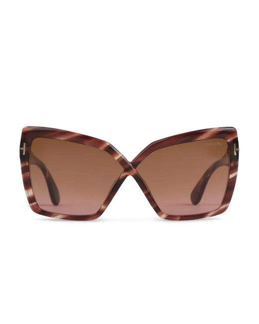 Tom Ford Brown Fiore Sunglasses
