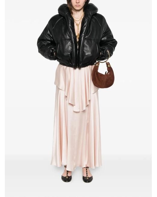 Chloé Black Padded Leather Jacket