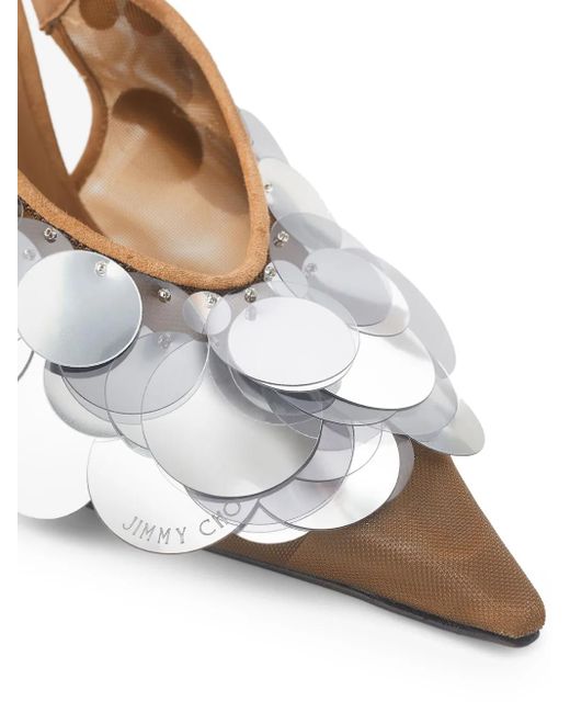 Jimmy Choo Isa 95mm パンプス White