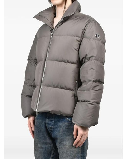 Moncler Gray Cyclopic Down-Padded Jacket for men