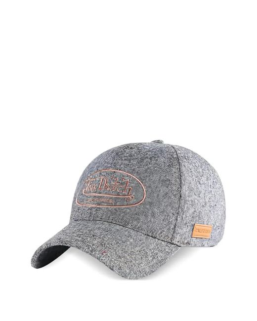 Von Dutch Gray Casquette À Logo Brodé for men