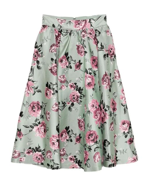 Alice + Olivia Green Nilda Skirt