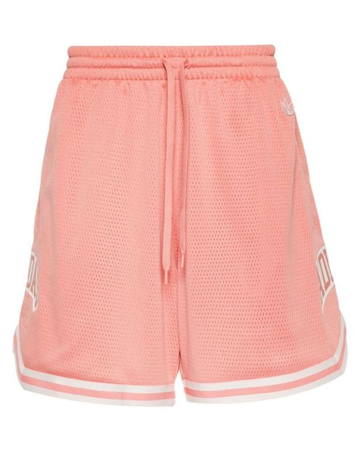 Short VRCT en piqué Adidas pour homme en coloris Pink
