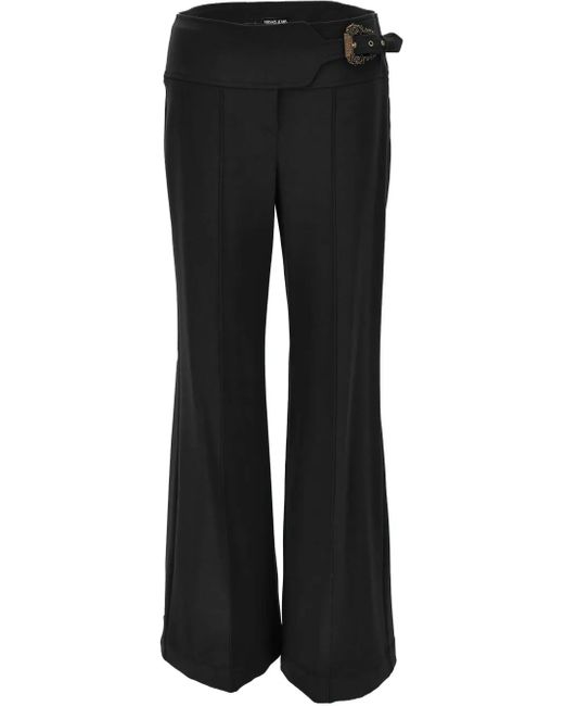Versace Jeans Couture ベルテッド フレアパンツ Black