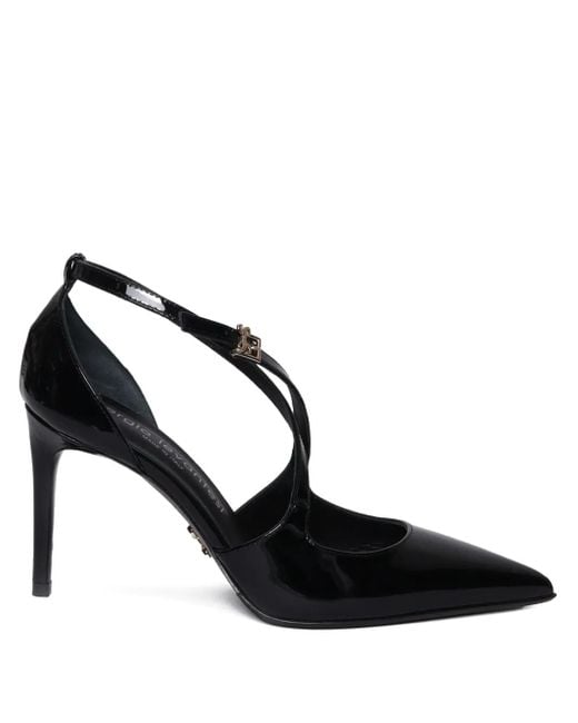 Sergio Levantesi Black Delizia56 Pointed Pumps