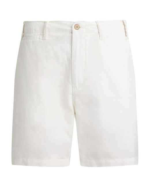 Polo Ralph Lauren White Pocket Shorts for men