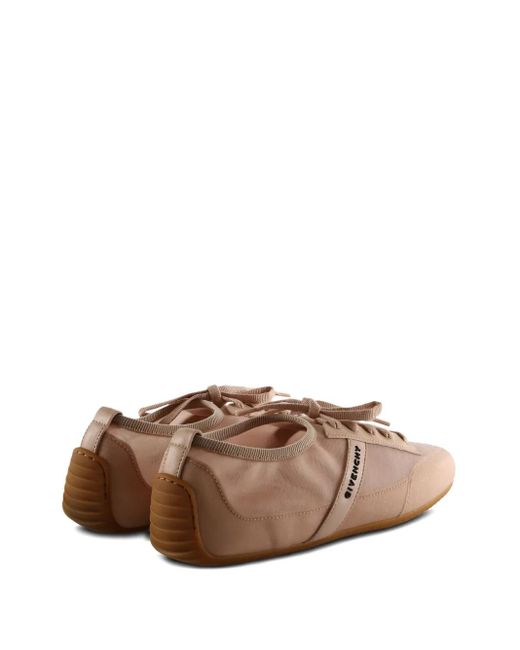 Givenchy Brown Lace-Up Panel Trainers