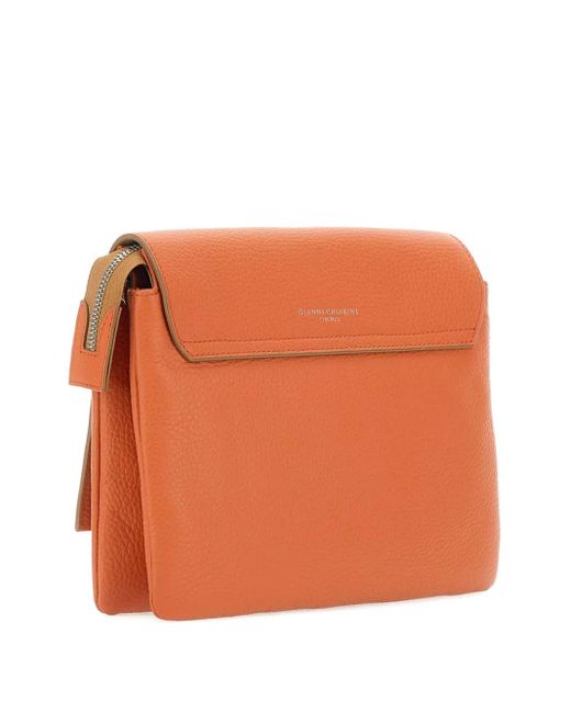 Gianni Chiarini Orange Three Clutch Bag