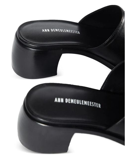 Ann Demeulemeester White Nappa Plonge Leather Pumps