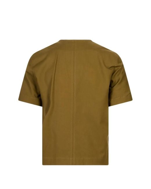 Max Mara Green Stretch Cotton Canvas Jacket