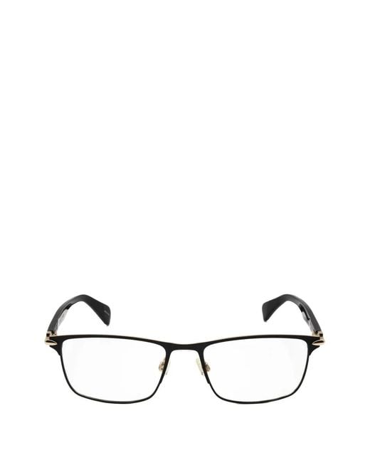 Rag & Bone Brille Mit Eckigem Gestell in Black für Herren