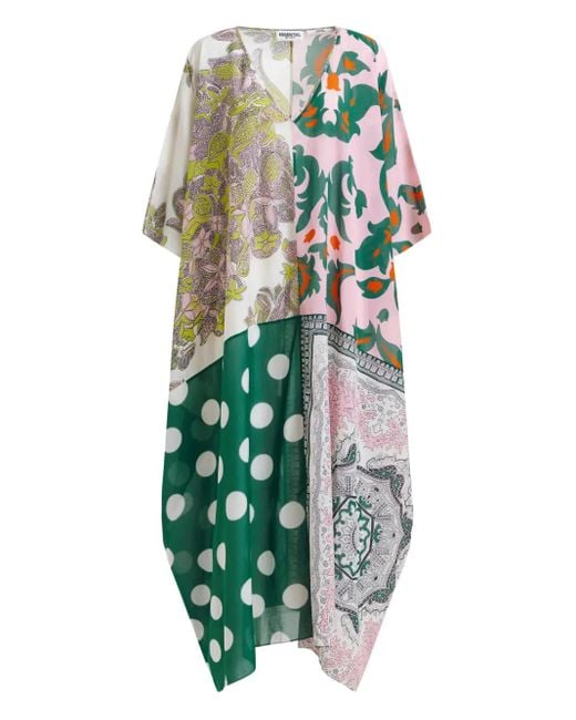 Essentiel Antwerp Green Hansas Kaftan Dress