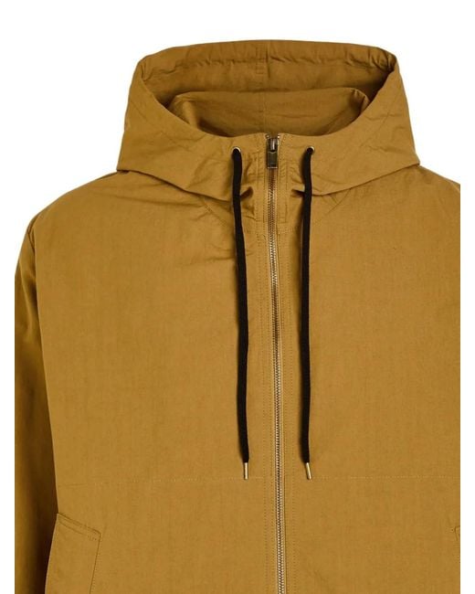 Studio Nicholson Brown Hooded Zip-Up Jacket for men