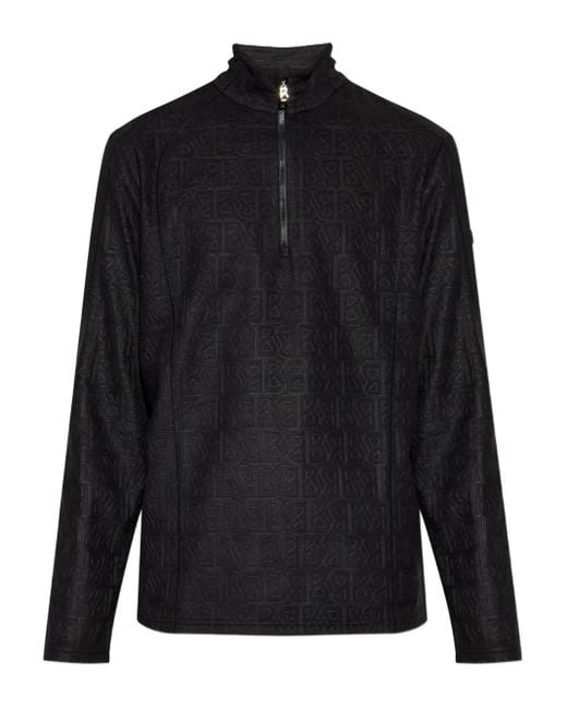 Bogner Black Harry Fleece Sweatshirt for men