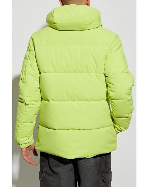 Save The Duck Green Hooded Jacket for men