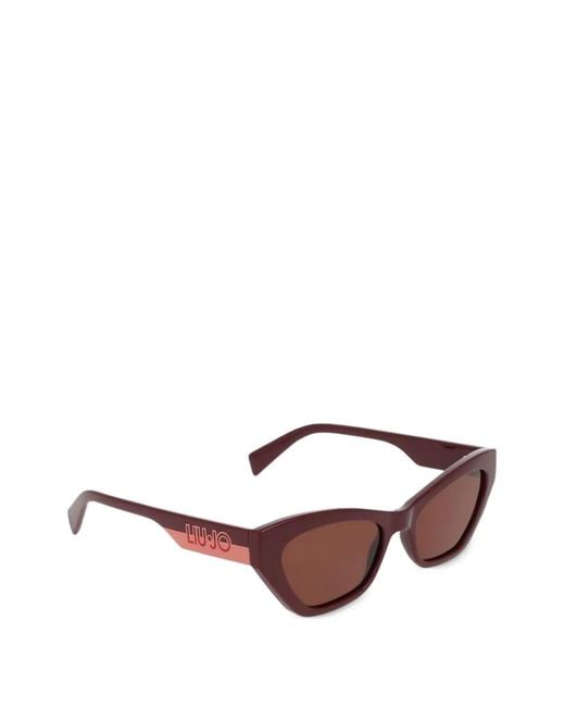 Liu Jo Brown Cat-Eye Sunglasses