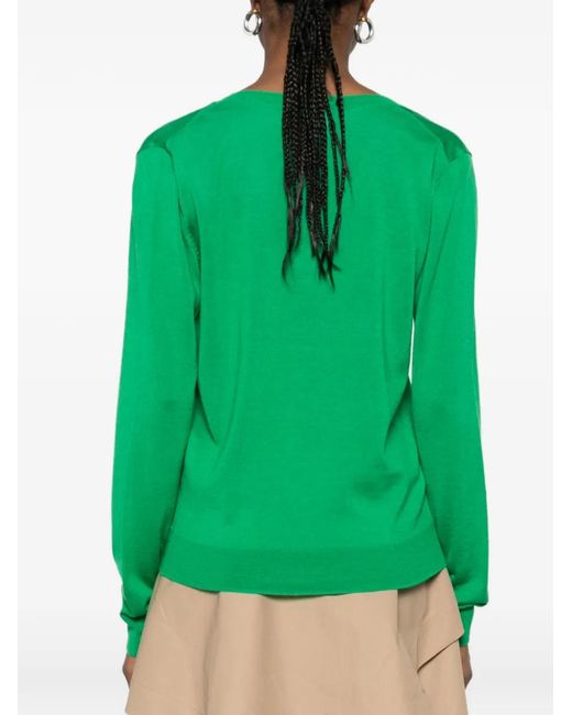 P.A.R.O.S.H. Green V-Neck Sweater