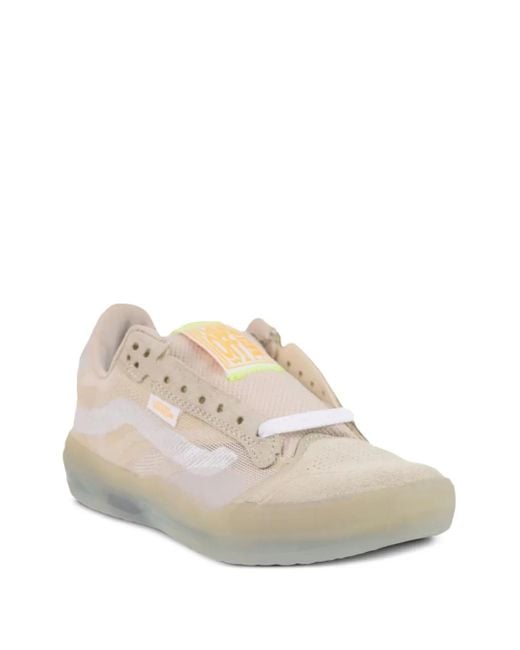 Vans White Evdnt Ultimate Waffle "Sand" Sneakers for men