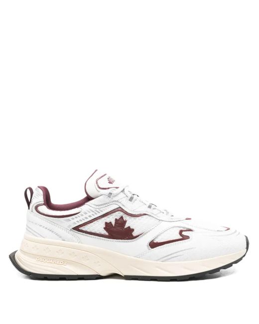 DSquared² Sprinter Sneakers mit Ahorndetail in White für Herren