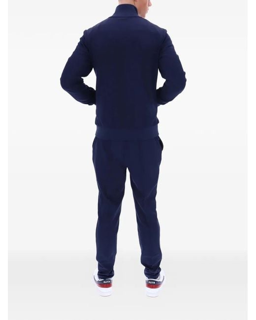 Fila Blue Armando Contrast-Piping Track Jacket for men