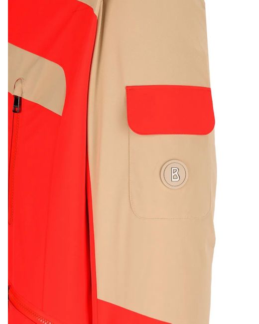 Bogner Red Hooded Jacket for men