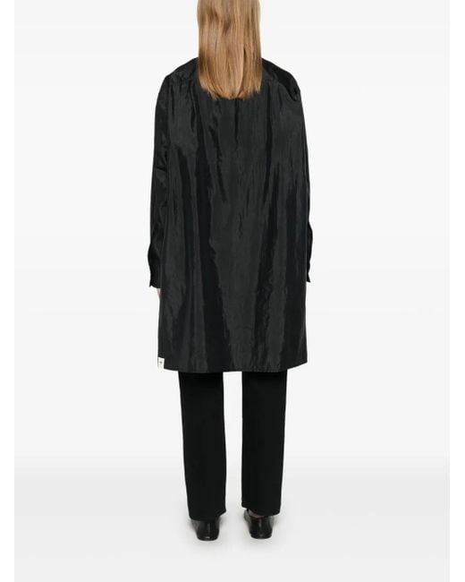 Jil Sander サテンシャツ Black