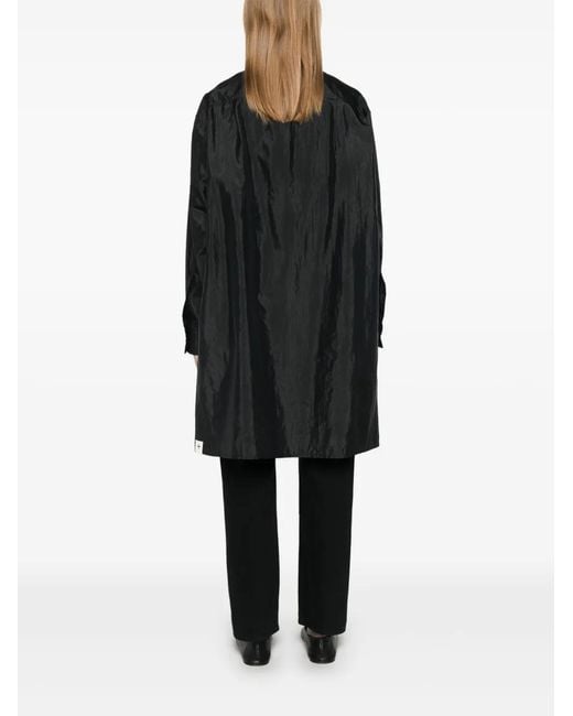 Jil Sander Black Satin Shirt